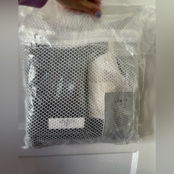 L/S only, others SOLD MRCLunya Set L/S Tee, Tank, Bralette, Briefs & Bag Sz M - Picture 2 of 12